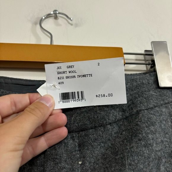 Joie wool blend grey shorts size 2 nwt - Picture 3 of 5